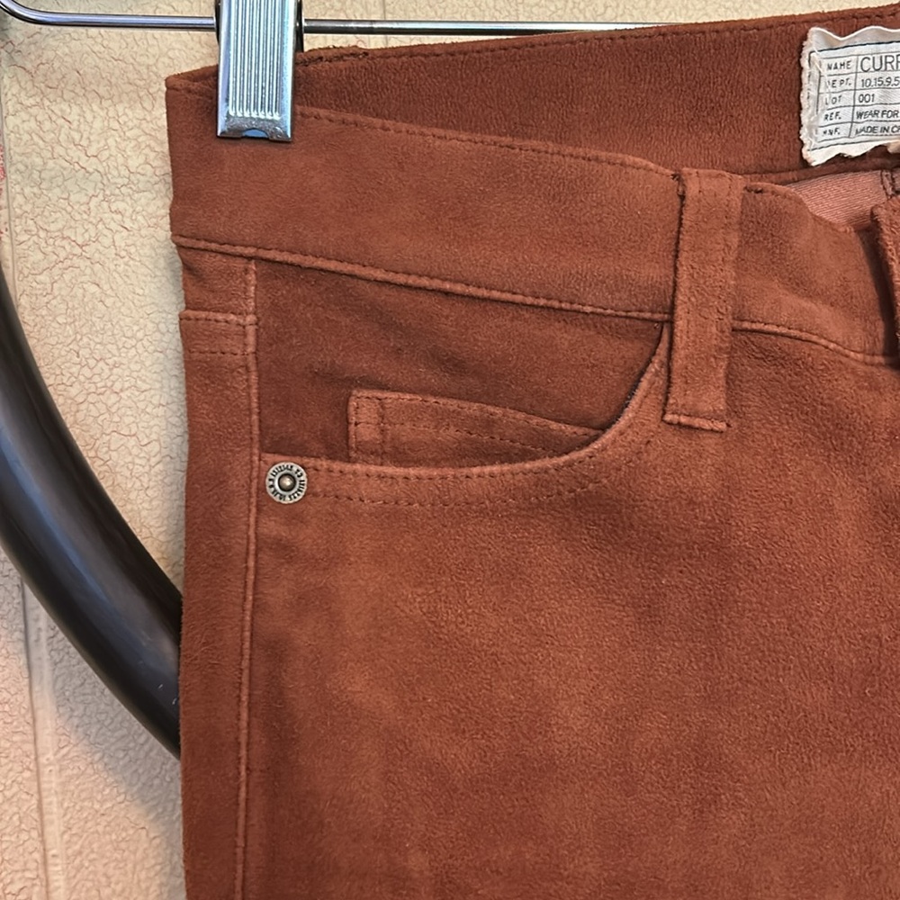 Current Elliot Lamb Suede Leggings - Picture 6 of 11
